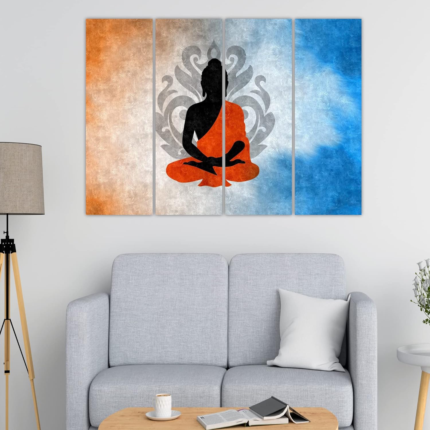 Shop buddha tastic multi frame framed wall art for serene vibes moolwan